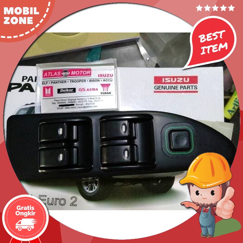 Sparepart Mobil Master Switch Saklar Power Window Isuzu Panther