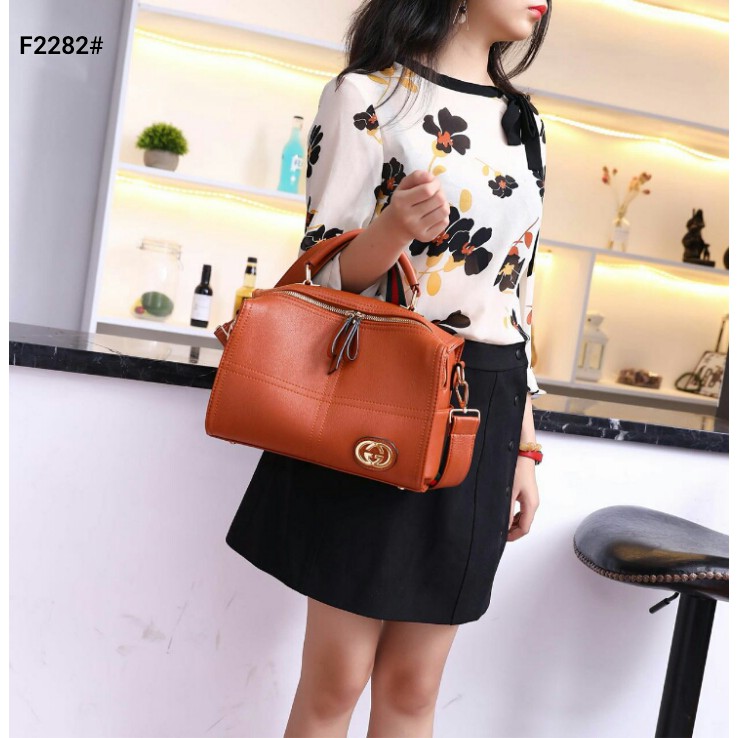 S- NEW ARRIVAL Gucci Vitesse Leather Tote Crossbody Bag With 2 Strap F2282#