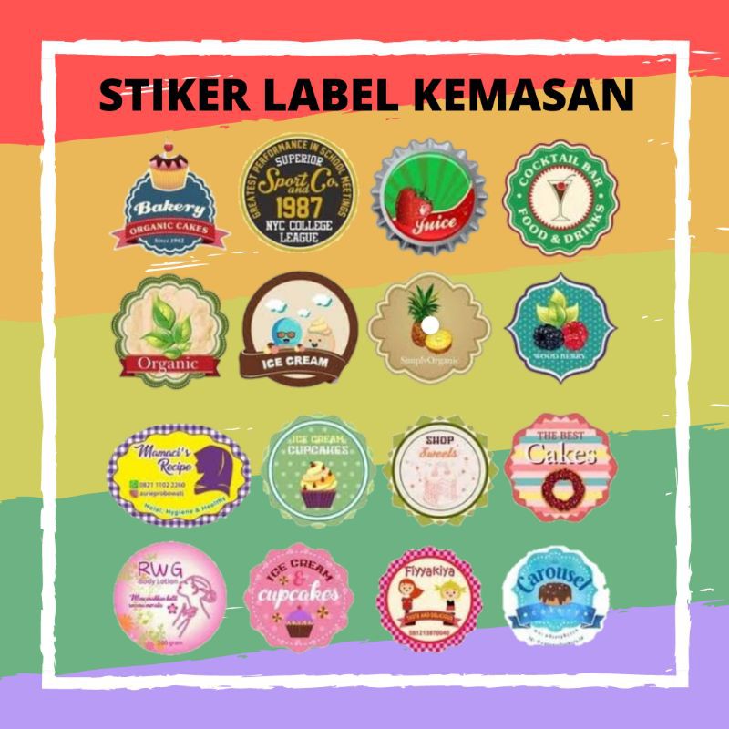 

STIKER LABEL KEMASAN MAKANAN-BAHAN CHROMO SATUAN