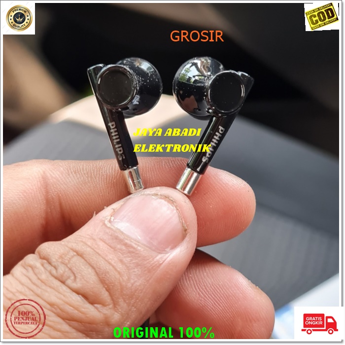 J322 ORIGINAL PHILIPS HANDSFREE HEADSET KABEL JACK 3.5MM IN EAR HF DOUBLE BASS SUPER BAS MIC STEREO CALL HIFI EARPOD KABEL MUSIK TELPON MEGABASS HANDPHONE AUDIO SUARA SMULE KARAOKE BISA UNTUK SEGALA JENIS DAN MERK HANDPHONE PC LAPTOP DLL KHUALITAS SUARA J