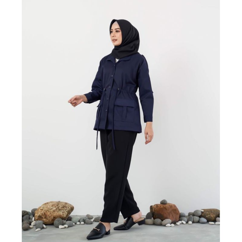 anne outer navy L geulis