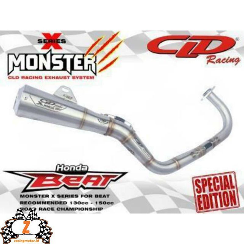 KNALPOT ORIGINAL CLD Beat CLD Racing Monster X 130Cc 150Cc Original