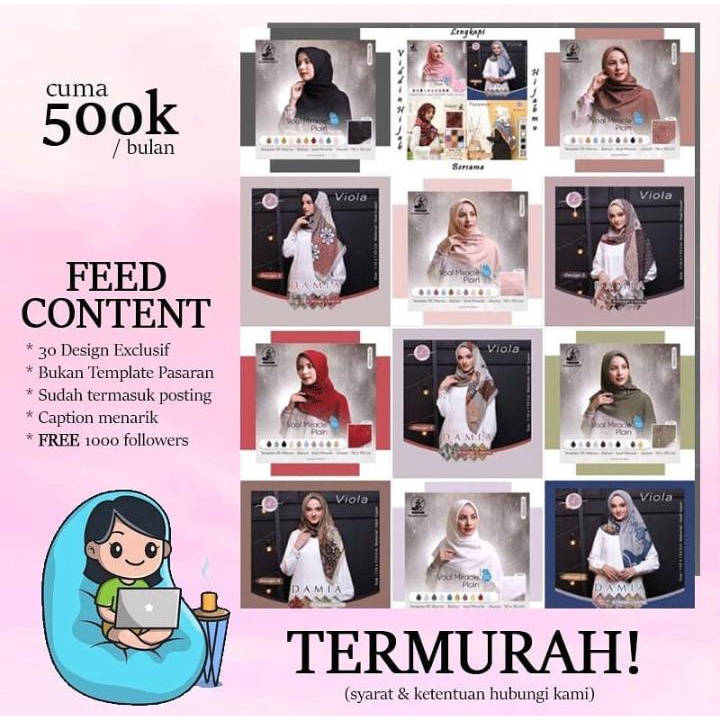 JASA DESIGN FEED INSTAGRAM FREE FOLLOWERS / DESAIN CUSTOM POST MURAH GRATIS FOLLOWER IG