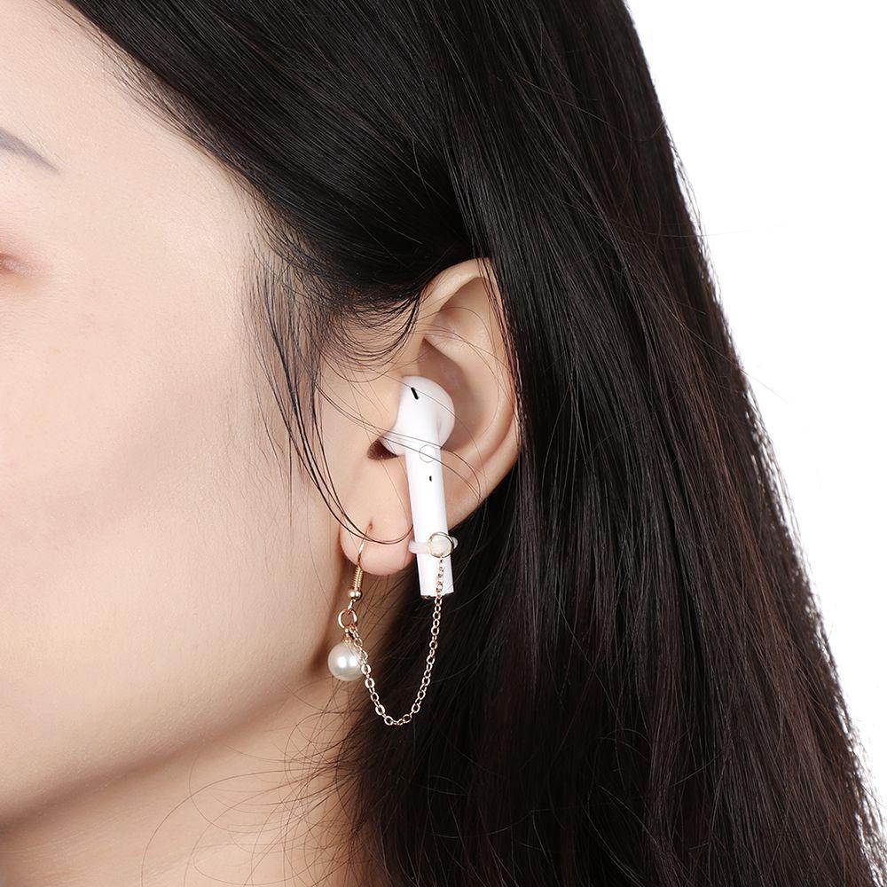 POPULAR Populer Anting Anti Rontok Aksesoris Earphone Holder Olahraga Kait Pas Aman Untuk Apple AirPods