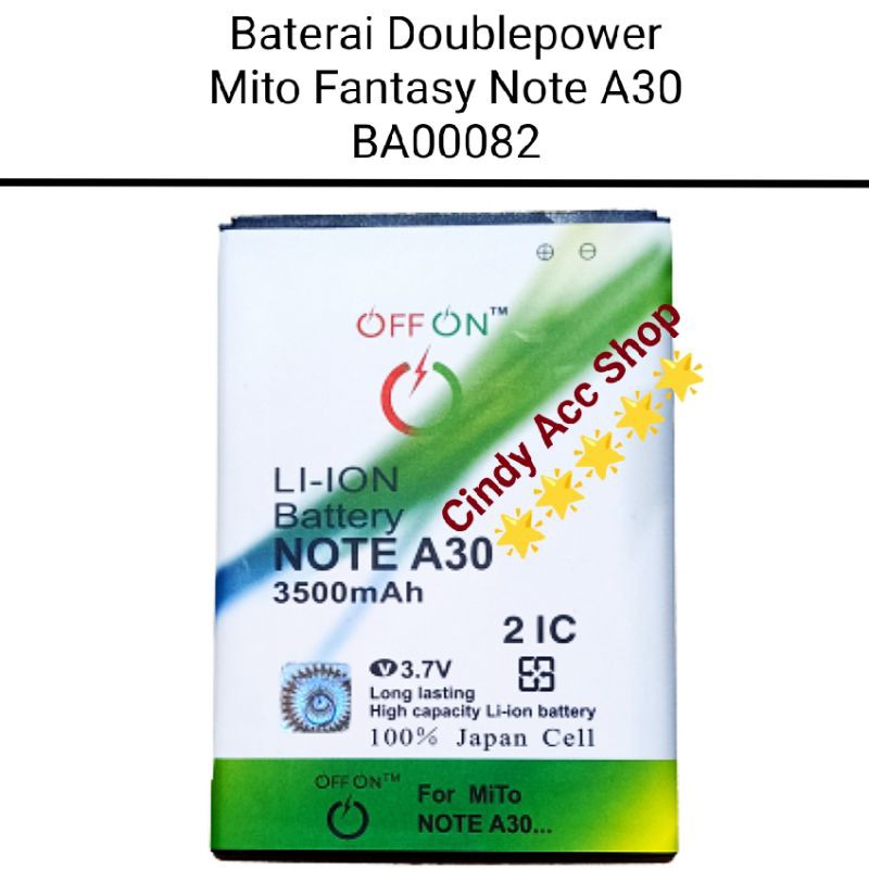 Baterai Doublepower Mito Note A30 BA00082 Batre Double Power Battery