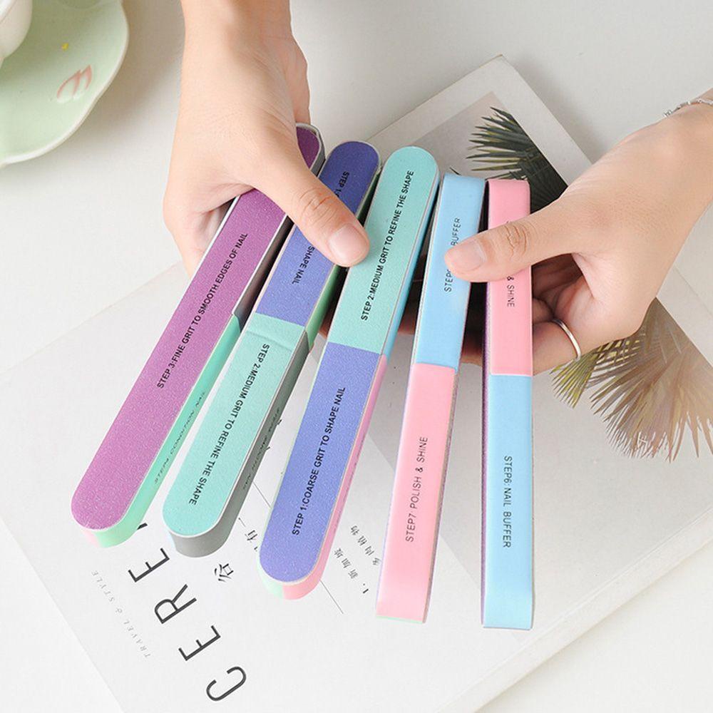 Top Nail Files Professional Manicure Alat Kecantikan Perawatan Kuku