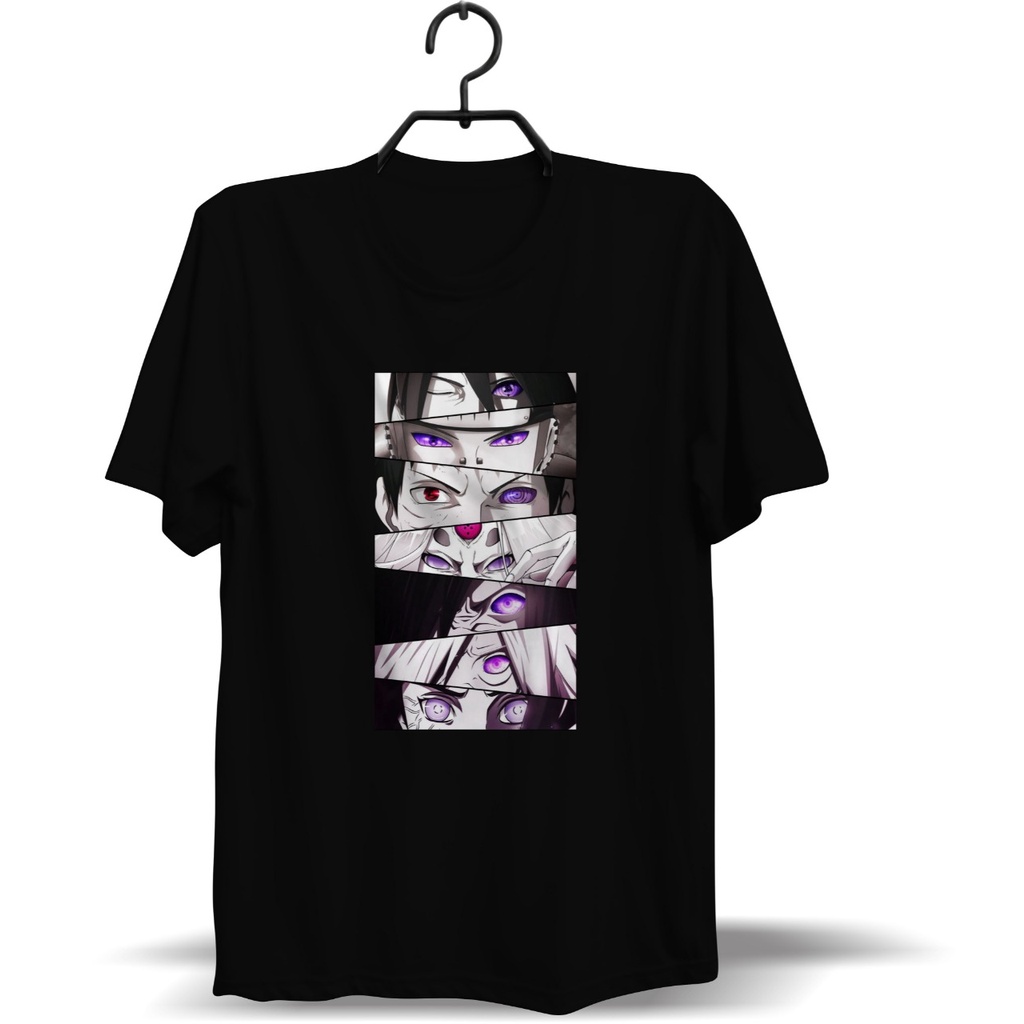 BAJU KAOS ANIME NARUTO SABLON DTG DTF