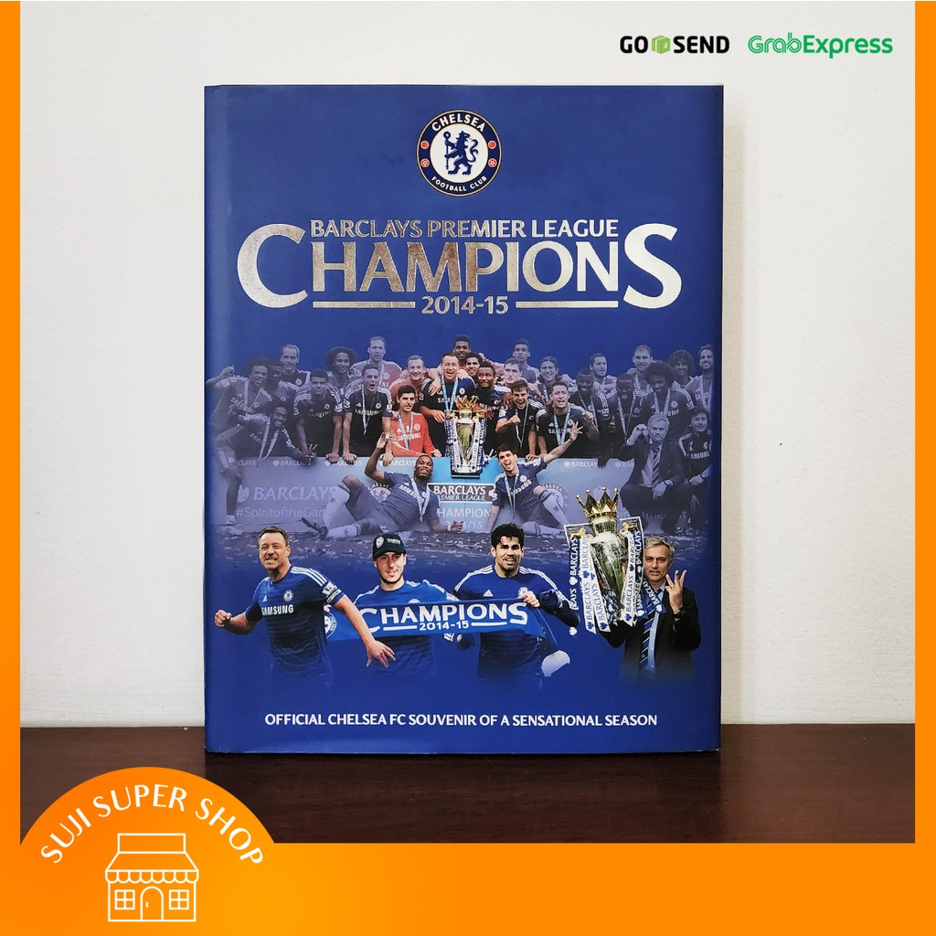 Chelsea FC Champions Book 2014/2015 | Buku Perjalanan Chelsea FC Juara Liga Inggris Season 2014/2015 Import Hardcover