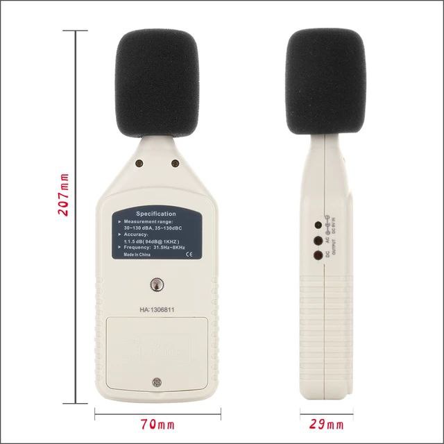 SOUND METER GM 1358 ORIGINAL BENETECH GM1358 SOUND NOISE SOUND LEVEL METER GM-1358