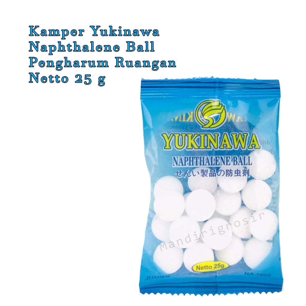 Kamper * Kamper Yukinawa *   Naphthalene Ball * Pengharum ruangan * 25g