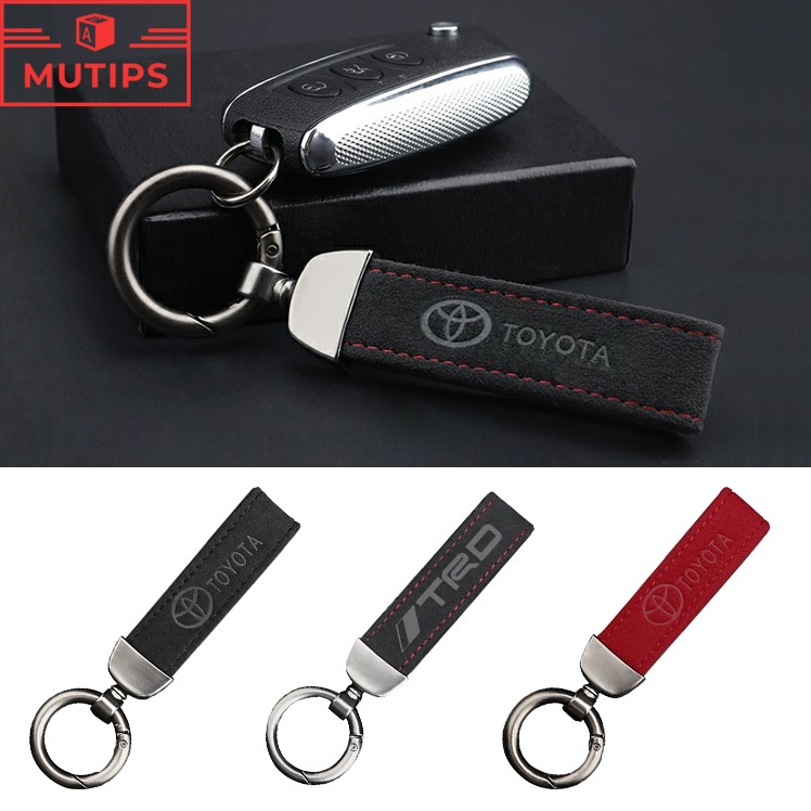 Gantungan Kunci Mobil Bahan Kulit Untuk Toyota Avanza Rush Kijiang Innova Calya Razie Yaris Wish Corolla