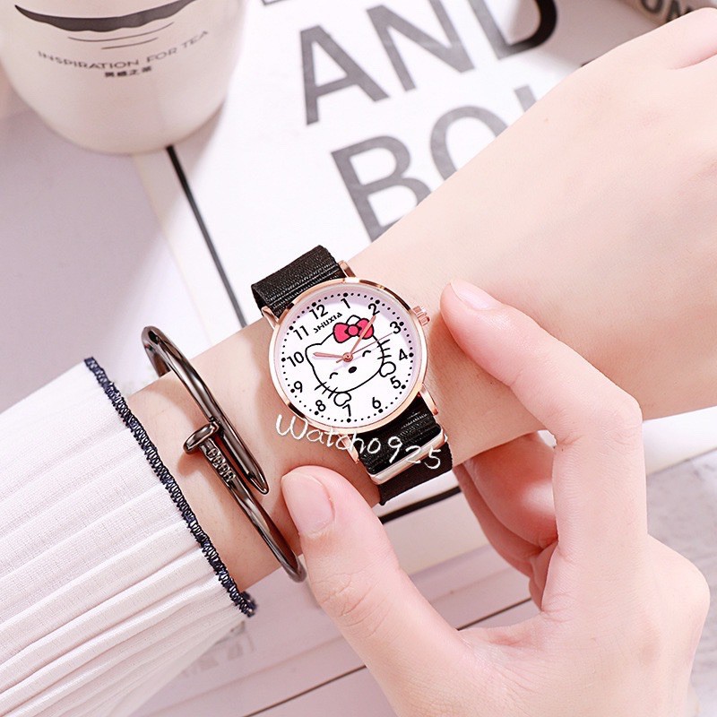 JAM TANGAN WANITA TOUCH PASIR DIGITAL FASHION TANGAN ANALOG IMPORT JAM MAGNET RANTAI JAM MUNRAH W124-4