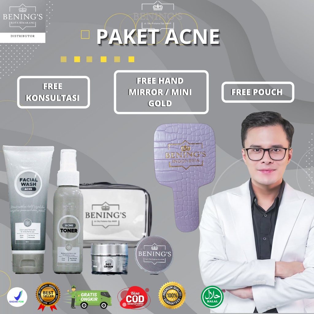 Paket Acne Benings Skincare Indonesia