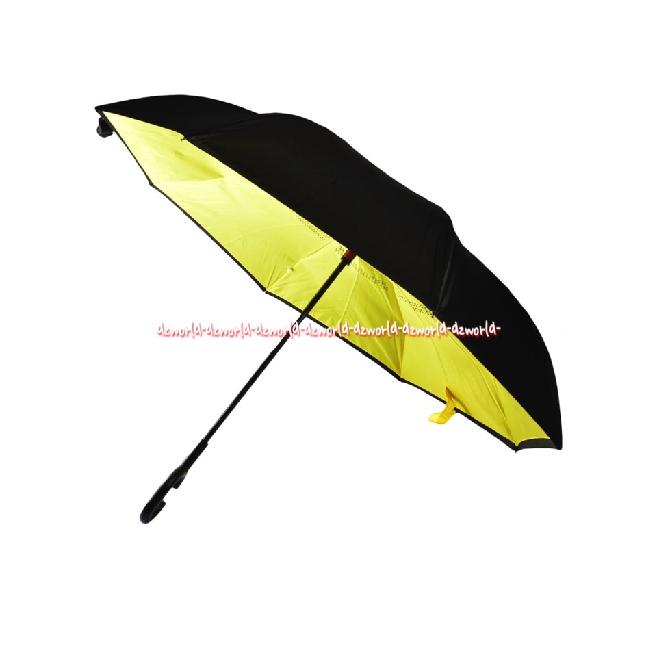 Susino Payung Terbalik Reversible 109cm Air Hujan Tidak Menetes Di lantai Dengan Tangkai Pegangan Suseno Umbrella Umbrela Reverside