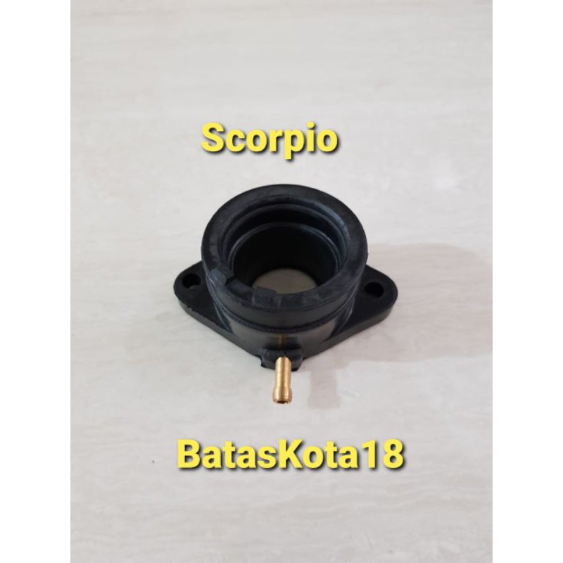 Karet Manifold Insulator Intake Intek Manipol Karburator Scorpio-Scorpio Z 5BP