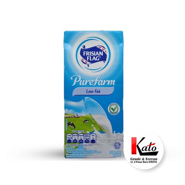 

Purefarm Frisian Flag Low Fat UHT 900Ml