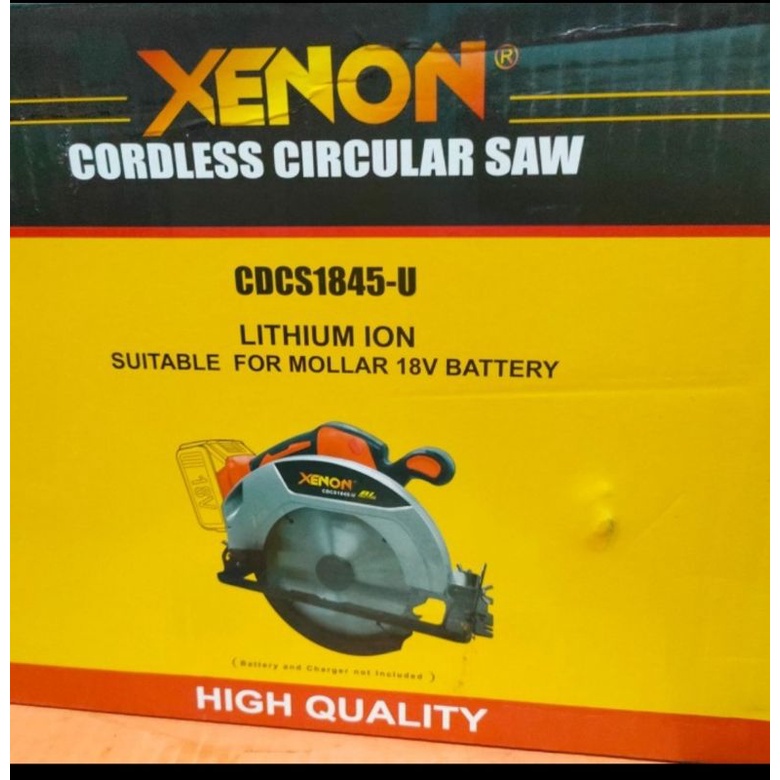 xenon CDCS1845 U cordless circular saw unit only potong kayu CDCS 1845