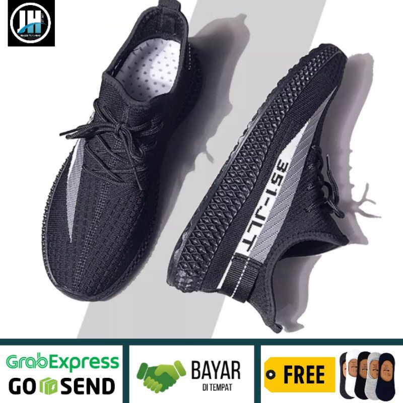 SEPATU SNEAKERS PRIA KASUAL UKURAN 40 - 43 T351 SEPATU SNEAKERS PRIA MURAH
