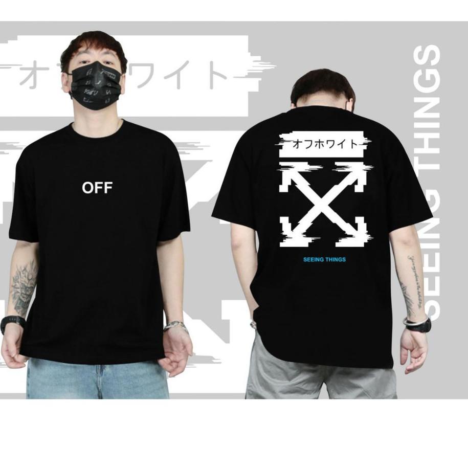 Terbaik Kaos Kaos distro murah baju  distro pria t-shirt murah combed30s  off silang ✔