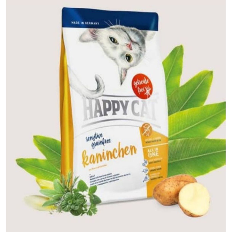 Makanan Kucing Happycat Grainfree Kaninchen 1.4kg