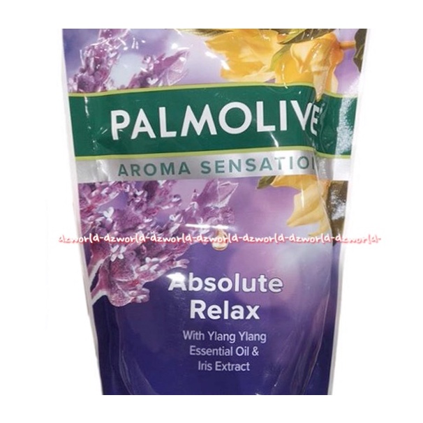 Palmolive Aroma Therapy Absolute Relax 450ml Shower Gel Sabun Cair Ungu Palmolife Kemasan Pouch Refill