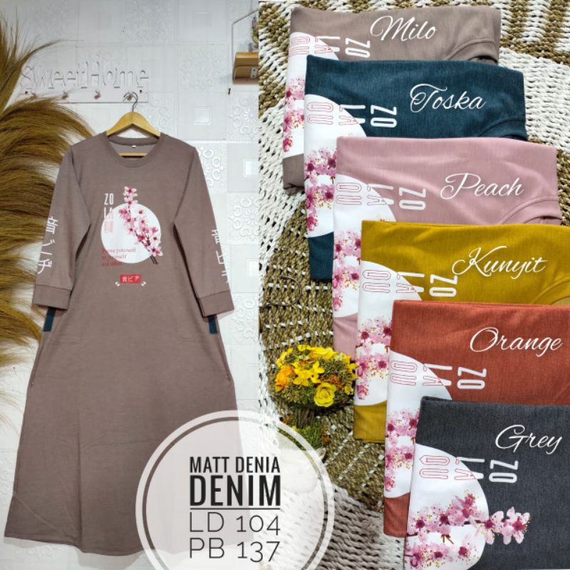 gamis denia denim