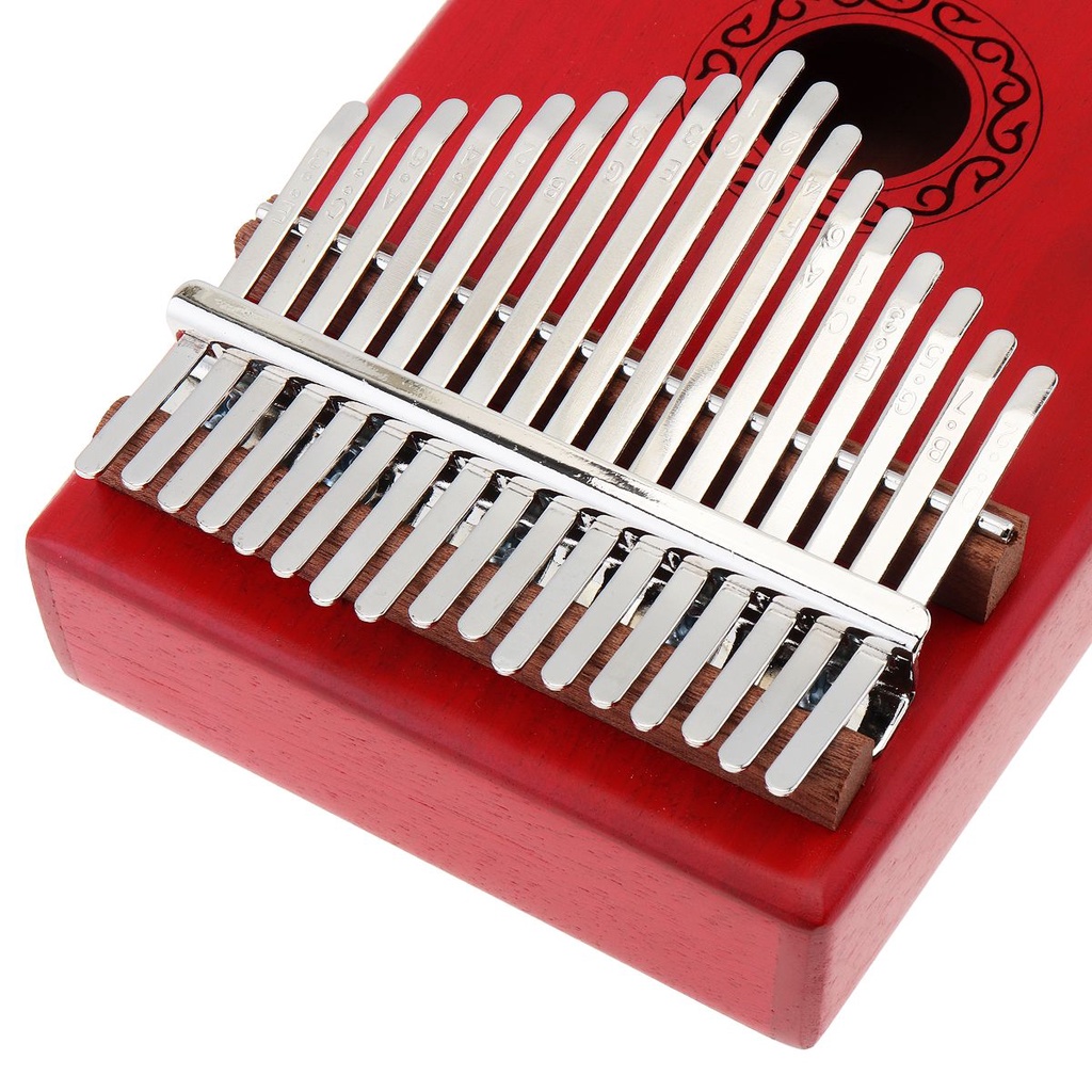 Kalimba Piano Jari Jempol Mini 17 Tuts Bahan Kayu Mahoni