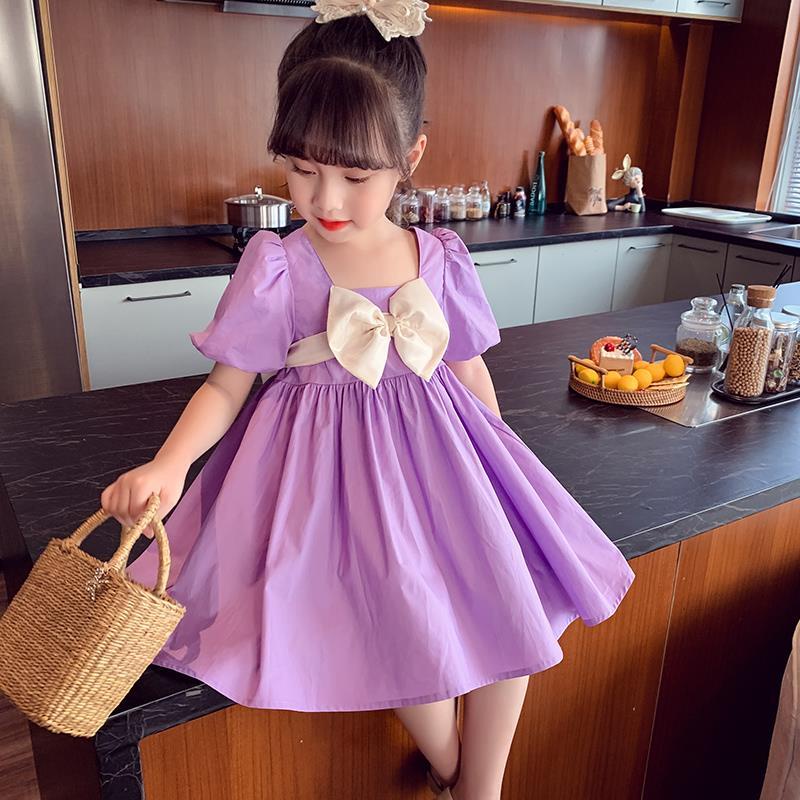 [PRINCESS KESLI] 1-9tahun Dress lengan puff anak perempuan terbaru/baju putri bayi perempuan/Dress Pesta anak perempuan/baju anak perempuan/gaun anak cewek/rok bayi/kado anak ulang tahun/pakaian anak