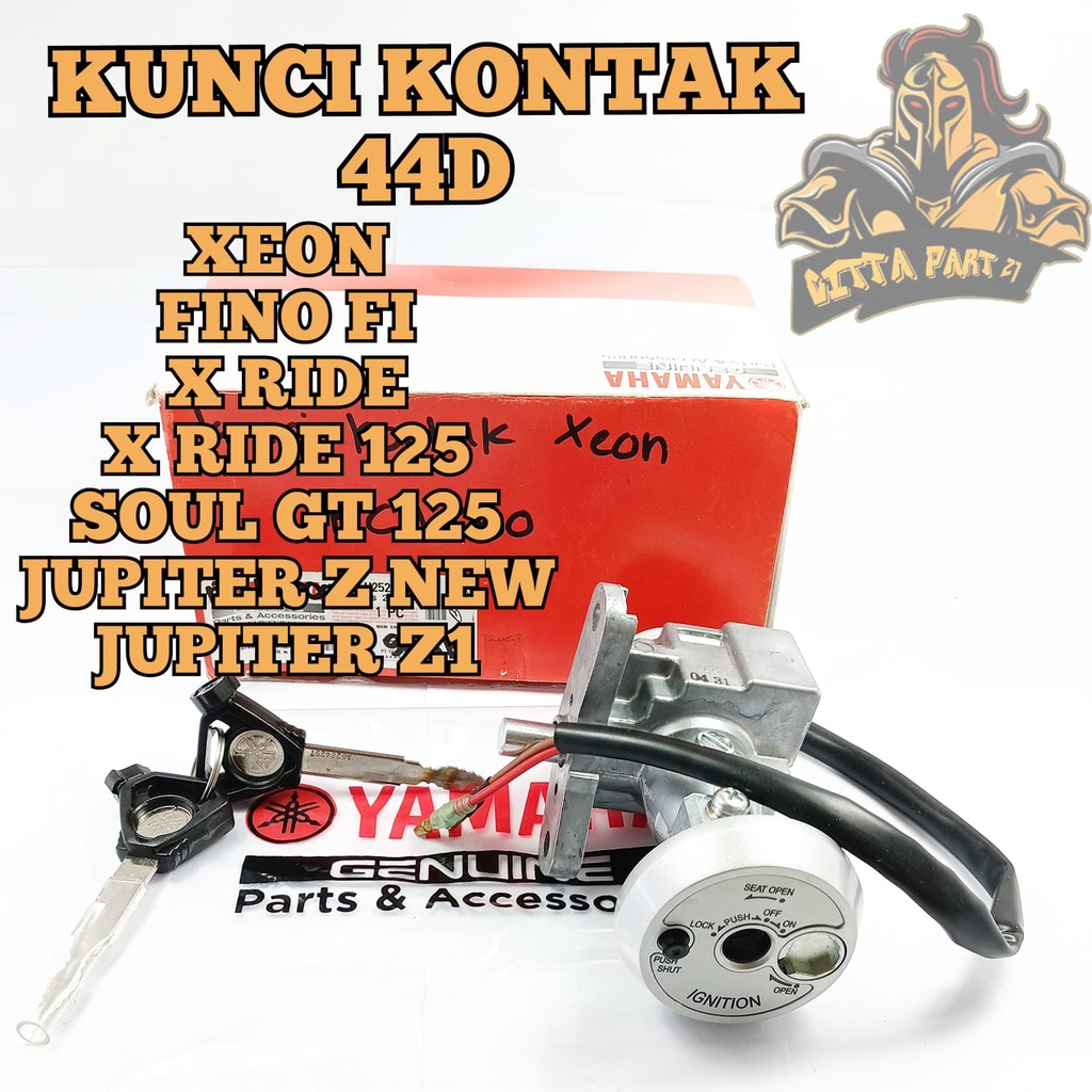 KUNCI KONTAK SET YAMAHA YGP 44D XEON KUALITAS ASLI ORIGINAL YAMAHA YGP PRESISI PAS TINGGAL PASANG AWET DAN DIJAMIN MANTAP / KUNCI XEON / KUNCI FINO FI / KUNCI X RIDE / KUNCI SOUL GT 125 / KUNCI JUPITER Z NEW / KUNCI JUPITER Z1 / KONTAK XEON / KONTAK FINO