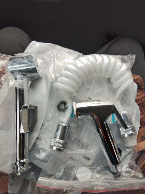 ☀s☀handheld Shower Head Douche Toilet Bidet Spray Wash Jet Shattaf With Spring H