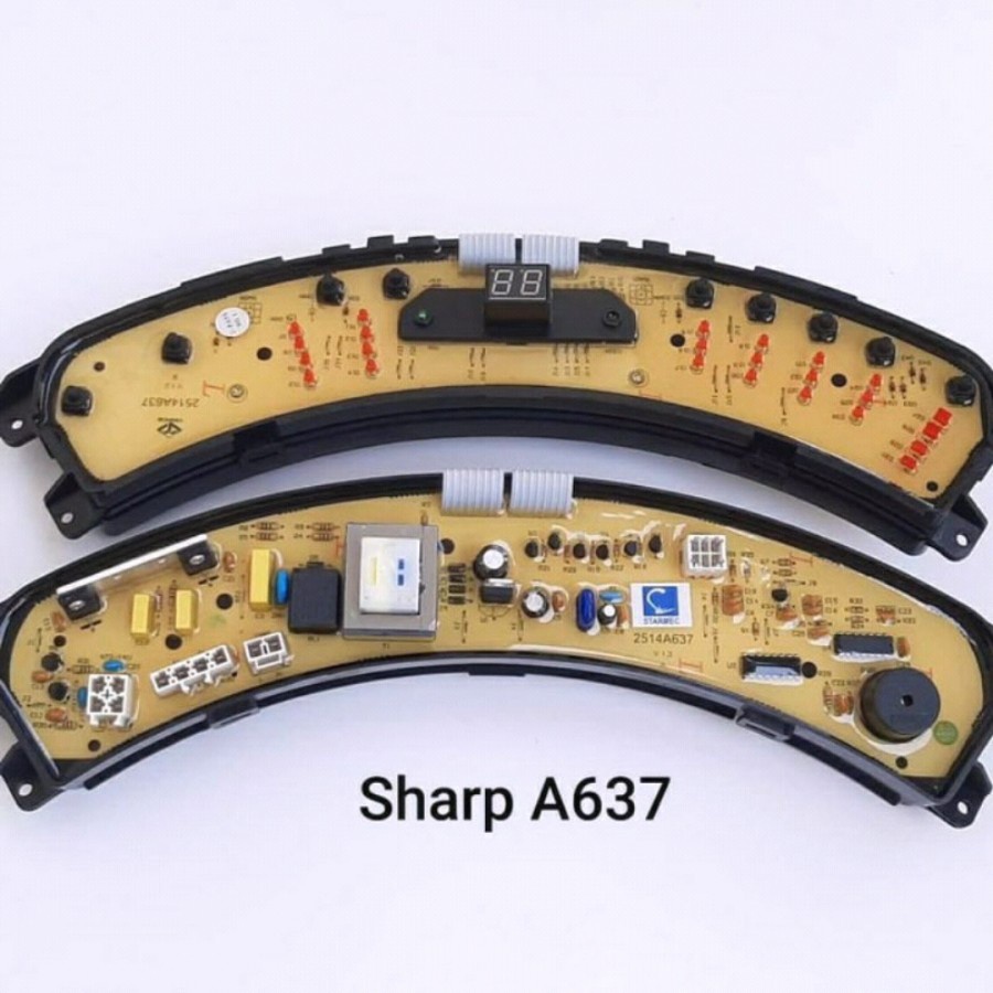 modul pcb mesin cuci sharp ESQ-70EY ESQ-75EY A637