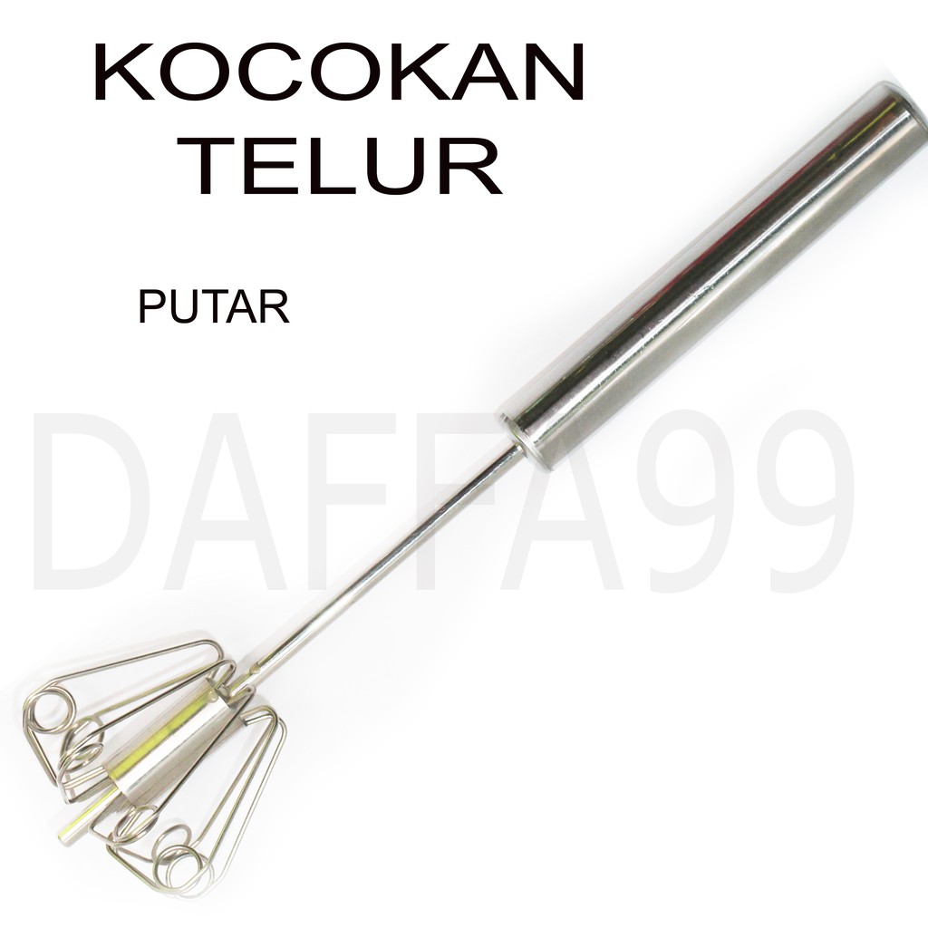 Hand Mixer Manual Spin Action Better Beater kocok telur