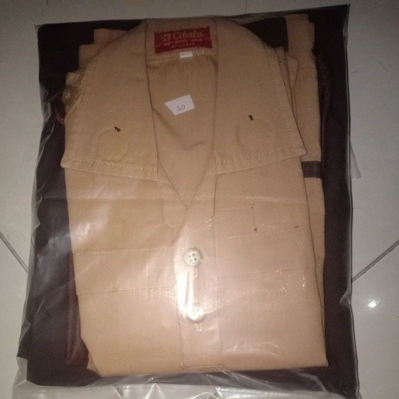 Seragam Pramuka Siaga Preloved  Set 3in1 (Kulot + Kemeja muslim + jilbab) usia 6th - 8th