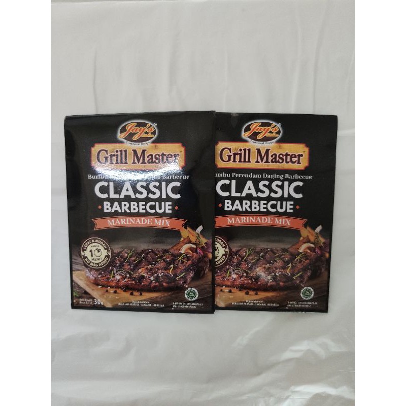 

Jays Grill Master Classic BBQ Marinande Mix 30 Gram