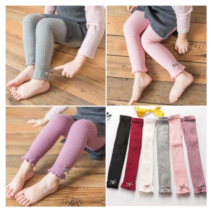 PREMIUM QUALITY 0-3 Tahun Legging Ribbon Import Style Korea CBKS VC