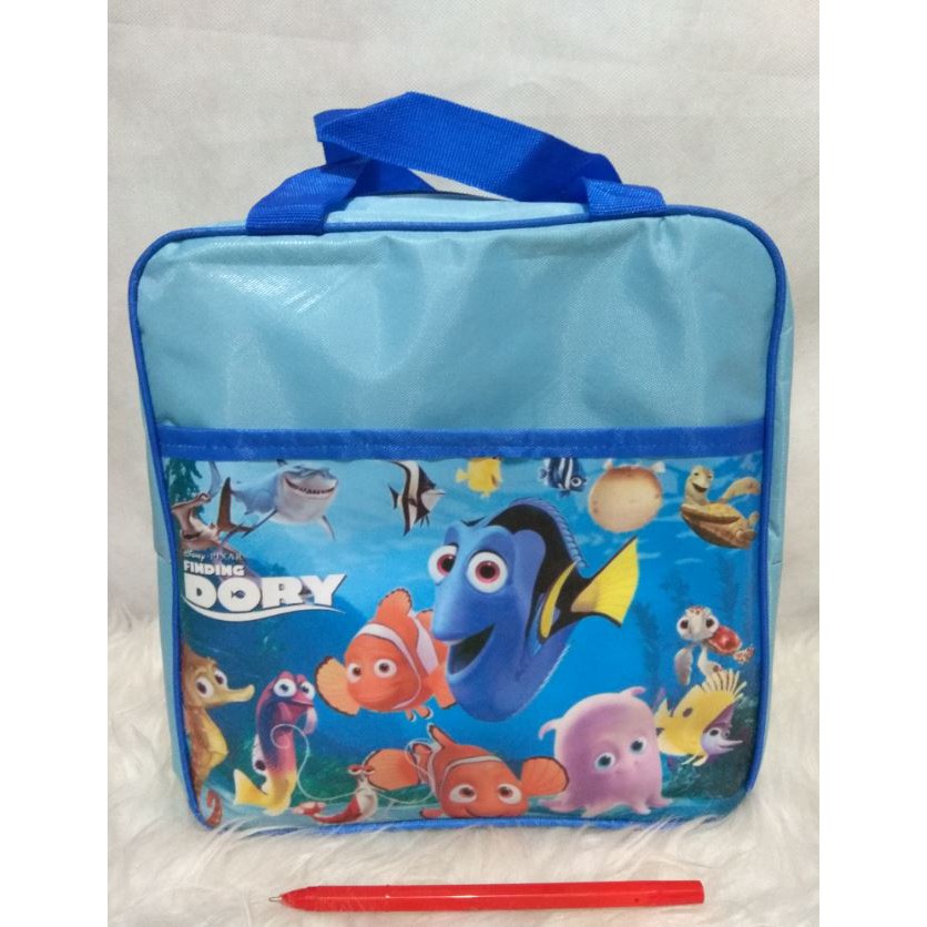 TAS TKD ECER Souvenir Ulang tahun anak Goodie Bag ultah Goody Karakter-Dory biru
