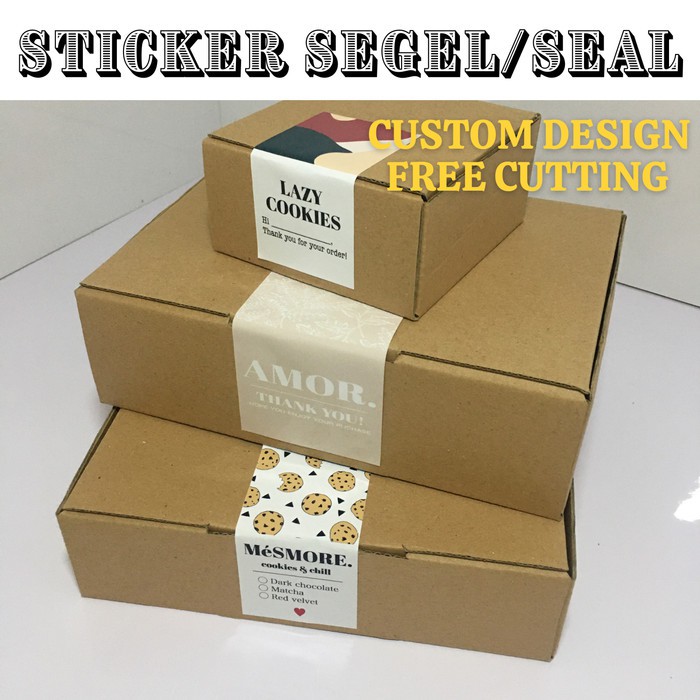 

~ Sticker Segel/Seal Box FREE DESAIN bisa CUSTOM