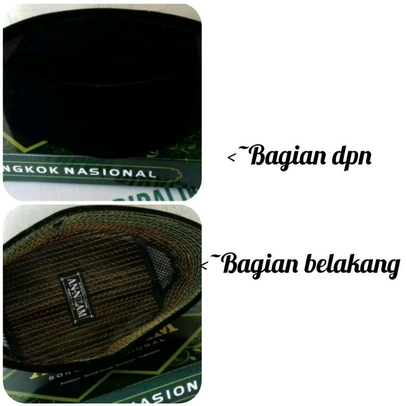 BISA CODSongkok beludru merk an-nizam bludru hitam polos AC premium waterproof exclusive peci kopyah