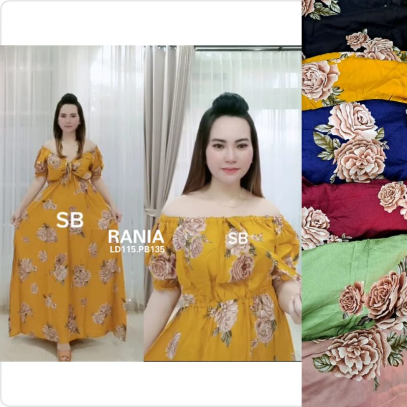 dress bali serut  dada Kasandra long RANIA _ dress sabrina