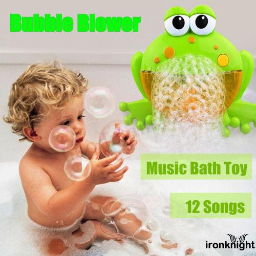 bubble making bath frog