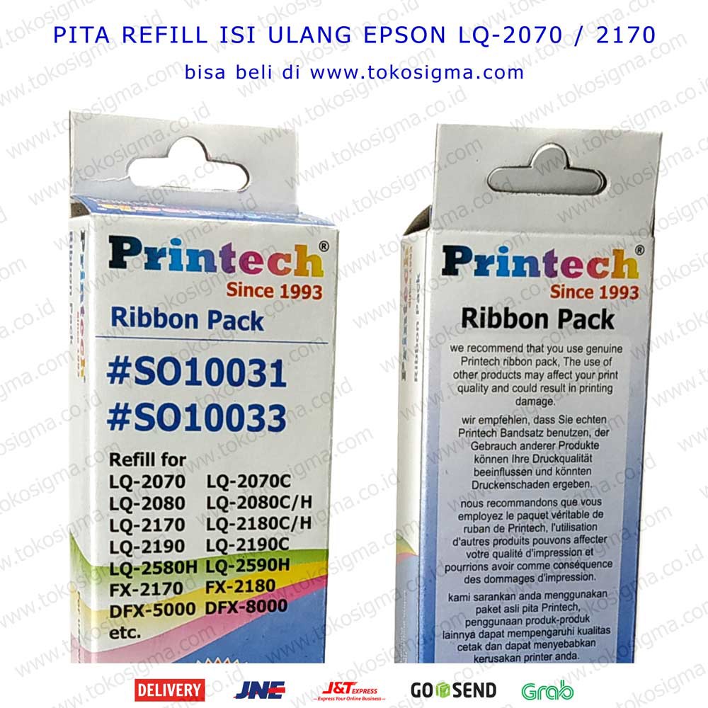 PITA ISI ULANG REFILL RIBBON #SO10031 FOR EPSON LQ-2070 2170 FX-2180