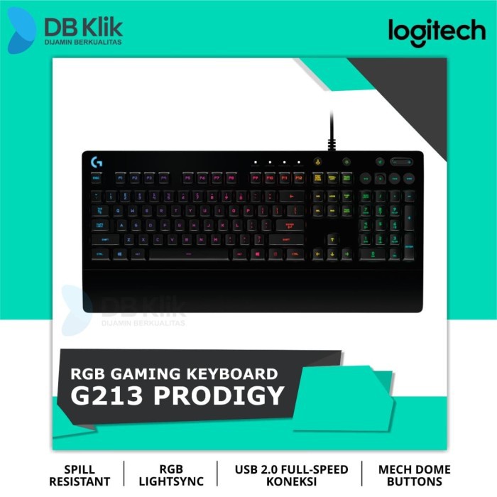 Logitech G213 Prodigy RGB Gaming Keyboard |