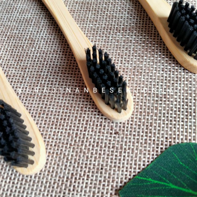 SIKAT GIGI BAMBU |  bambu bijian panjang 18 cm Sikat gigi bamboo tootbrush  sikat gigi unik sikat gi