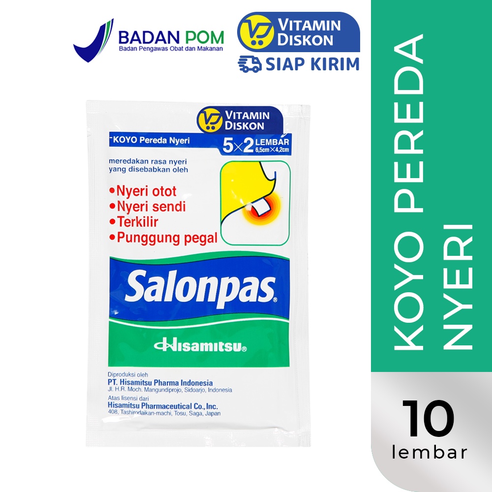 Salonpas Koyo Pereda Nyeri 5 X 2 Lembar