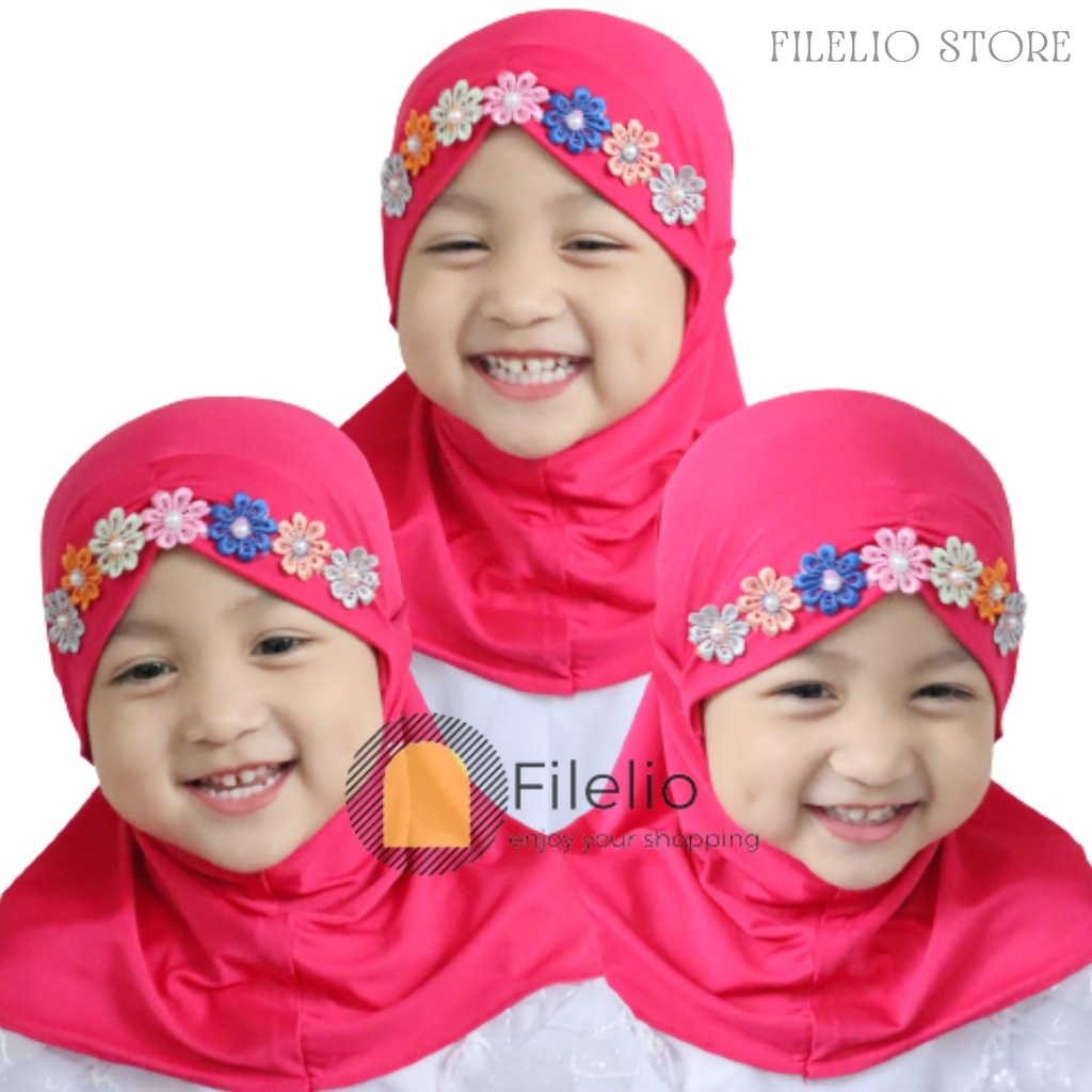 TERMURAH Kerudung Anak 1 tahun Melati Rainbow Hijab Anak 2 Tahun Murah Terbaru Krudung Anak Bayi