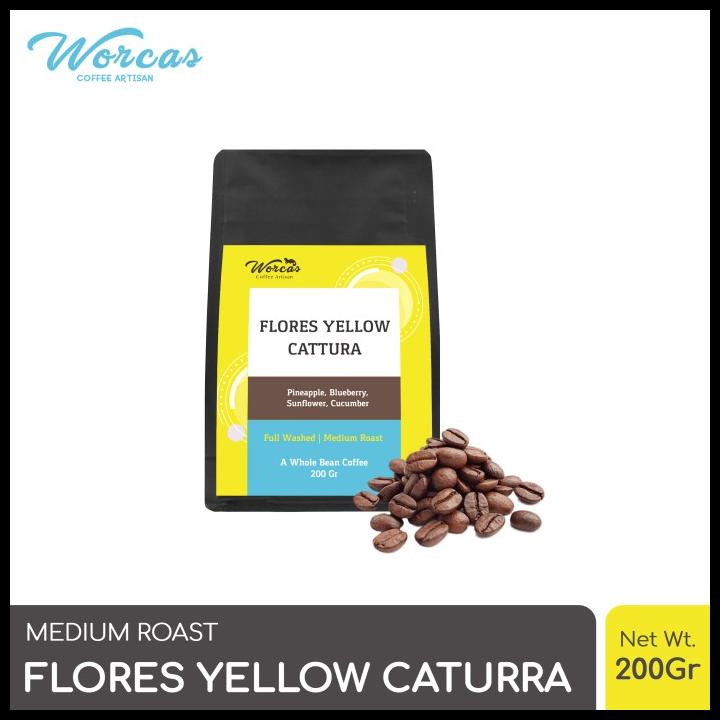 

Worcas Arabica Flores Yellow Caturra 200 Gram - Medium Roasted Coffee