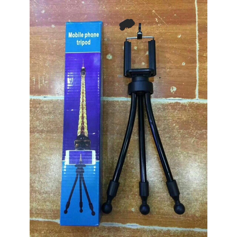 Tripod Eifel / Mini Tripod Stand Handphone Flexibel Free Holder U