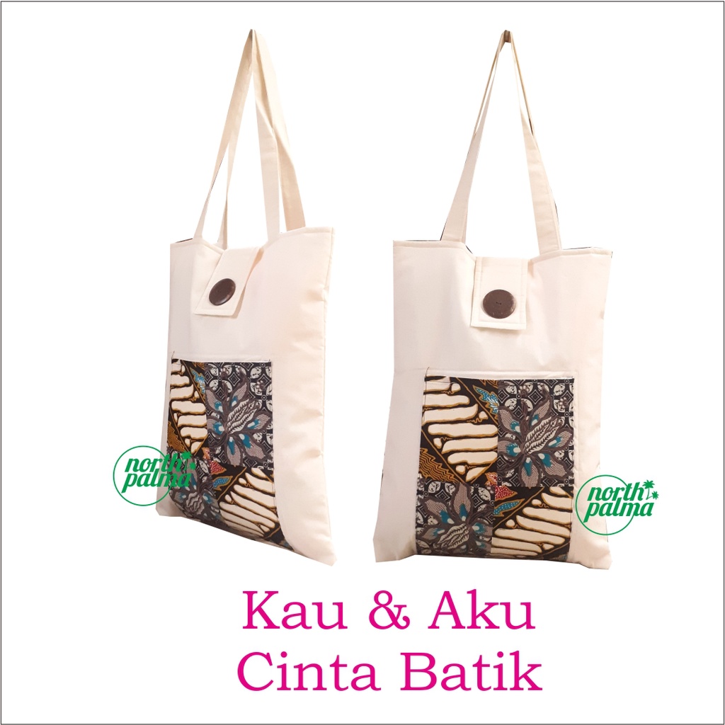 Tas Tote Bag Goodie Bag Kain Souvenir Batik Etnik Elegan