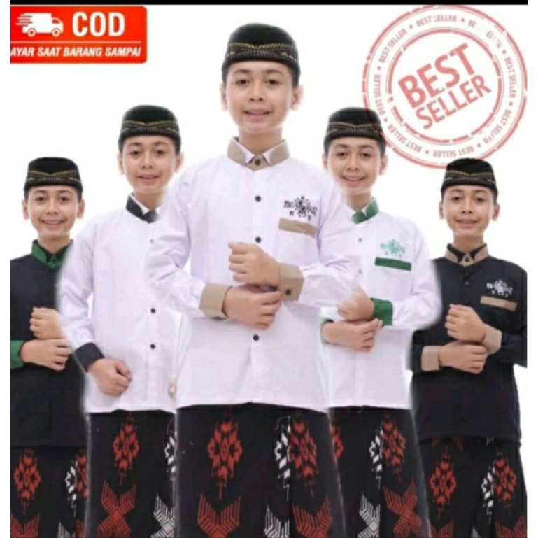 Baju Koko NU anak remaja | kemeja koko nu | gus azmi | Koko NU Anak