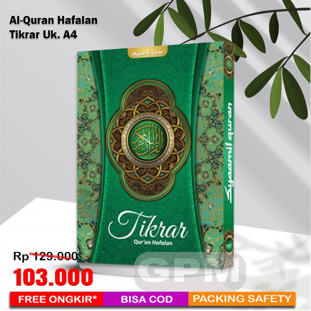 Al-QUran Hafalan Tikrar uk. A4 (Syamil Quran)